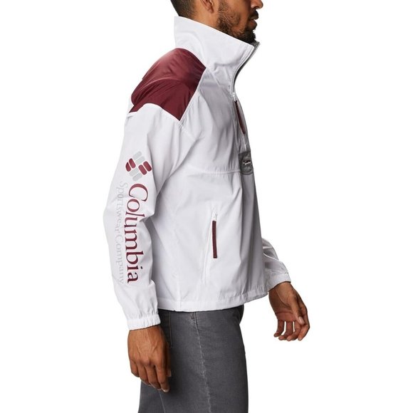 Columbia Men's CLG Santa Ana Anorak Texas A & M Half Zip Pullover Jacket Large - Picture 2 of 5